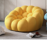 Fauteuil de sol convertible en tissu bulle, style scandinave, pour appartement, bureau à domicile, hôtel, chambre d'hôtes, espace de loisirs et bureau