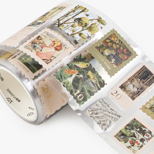 Autocollant postal personnalisé transparent holographique transparent découpé à l'emporte-pièce pour emballage étanche - Product Image 2