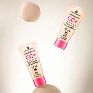 Produsen Foundation Burung Romantis CC Cream Cakupan Penuh SPF15 Meningkatkan Warna Kulit Wanita Pemasok Kosmetik