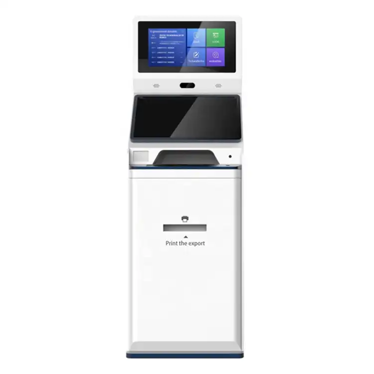 Self-Service Registratie Rapport Printer Terminal Machine Custom Lcd Ticket Kiosk Atm Machine