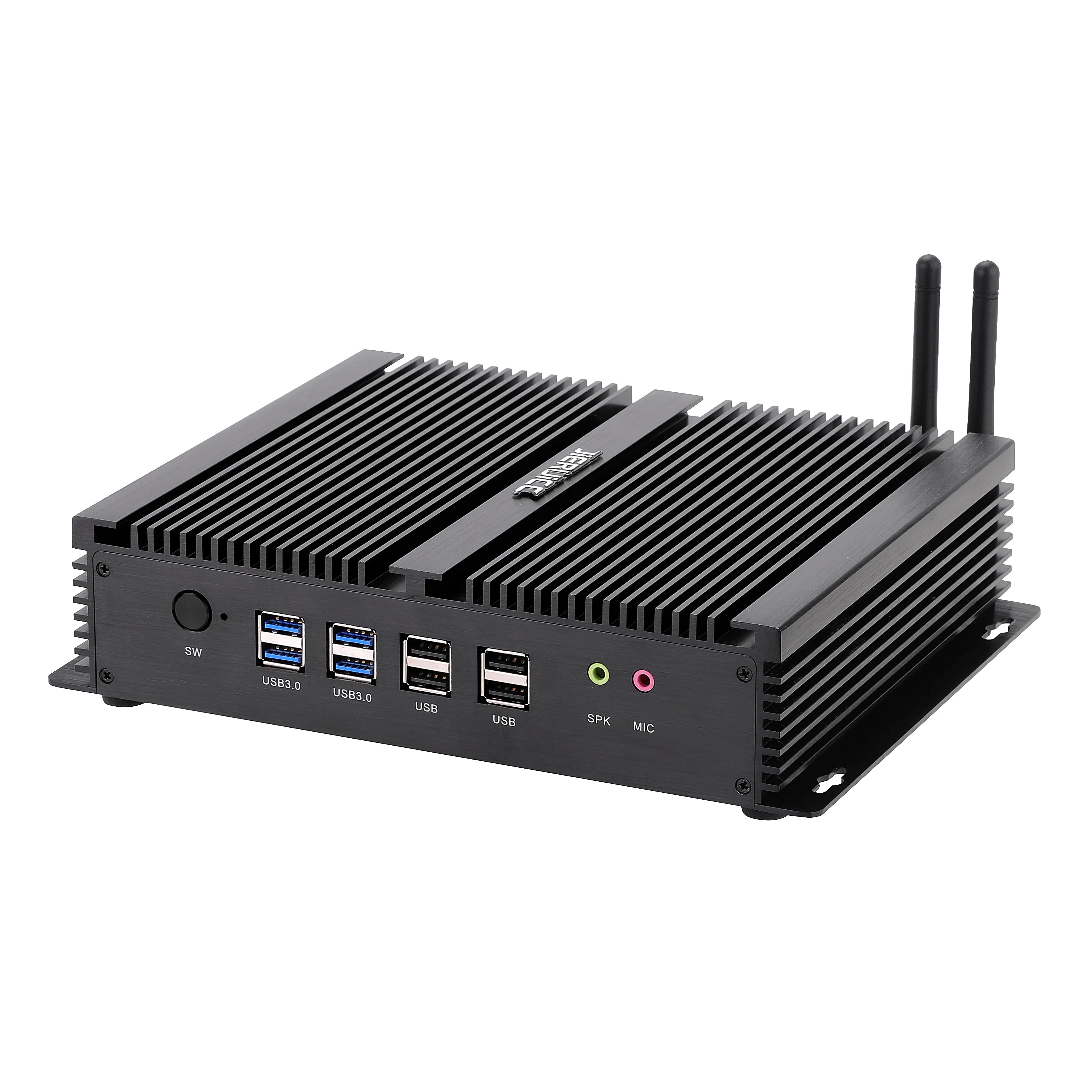 Çift Lan fansız gömülü bilgisayarlar I3 4010U i5 4200u i7 i7 6COM RS232 endüstriyel PC Barebone,Mini endüstriyel PC