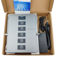 Amplificateur de signal mobile universel 6 bandes 2G 3G 4G LTE 5G Répéteur cellulaire Écran LCD GSM DCS WCDMA Gain 70 dB 500-1000 m²