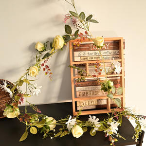 Rosas Artificiales en Forma <span class=keywords><strong>de</strong></span> Arco para Decoración <span class=keywords><strong>de</strong></span> Techos, Tuberías <span class=keywords><strong>de</strong></span> Aire Acondicionado, Graduaciones, Pascua, Bodas, Interiores/Exteriores, Flores Artificiales - Product Image 3