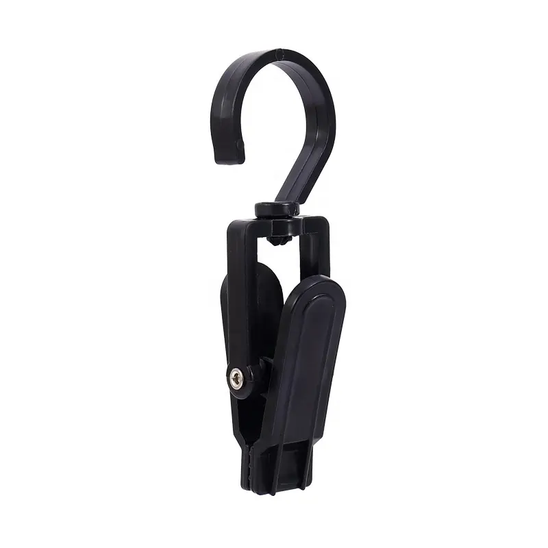 Wholesale household rotating multifunctional plastic hook curtain clothing hat clip