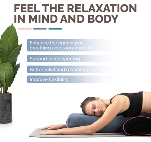 Coussin de yoga Jinlangte personnalisé imprimé, mini, triple couche, en éponge, avec housse en velours lavable pour les yoghis nomades - Product Image 3