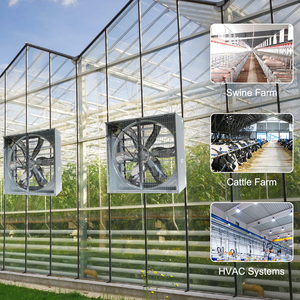 Tùy chỉnh gia cầm quạt thông gió nhiệm vụ nặng nề công nghiệp Quạt thông gió Gà nhà hệ thống ống xả cao CFM thép mạ kẽm - Product Image 6