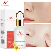 Sérum Visage Naturel à l'Extrait d'Hamamélis et Acide Hyaluronique – Liquide Éclaircissant qui Resserre les Pores, Améliore les Peaux Grasses, Rugueuses et Ternes