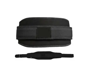 Cinto de fitness para musculação, cinto de couro bovino para levantamento de peso, neoprene, levantamento de peso