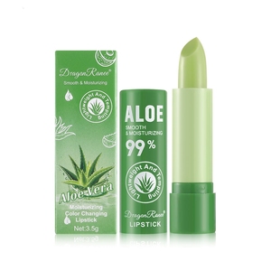 Bálsamo Labial de <span class=keywords><strong>Aloe</strong></span> <span class=keywords><strong>Vera</strong></span> Hidratante con Cambio de Color por Temperatura, Pintalabios que Cambia de Color, Cuidado Labial en Barra Natural - Product Image 1