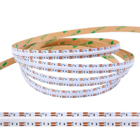 Bandes LED COB RGB de haute qualité pour l'éclairage domestique et la décoration intérieure de voiture, 12V basse tension, 5M, lumière linéaire