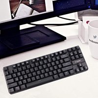 Clavier de jeu à 87 touches, de style moderne, similaire à K552, parfait pour jeu mécanique, rvb, vente en gros