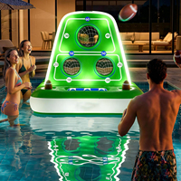Jeu de football gonflable flottant pour piscine, cible de lancer de ballon en PVC pour piscine, fête en plein air, jouet aquatique