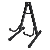 OME AJ2 Wholesale Fully Foldable A-Frame Durable Painted Guitar Stand for Electric Guitars Bass; Stringed Instrument Accessories