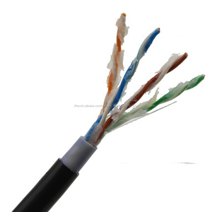 Souterrain double veste extérieur rempli de gelée 4 paires <span class=keywords><strong>câble</strong></span> <span class=keywords><strong>ethernet</strong></span> utp cat <span class=keywords><strong>5e</strong></span> - Product Image 1