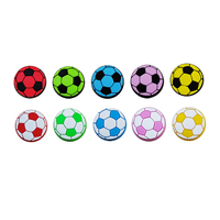 Coques de protection en silicone multicolores anti-usure pour joysticks PS5/XBOX/Switch Pro, motif football, grip amélioré pour le jeu (OEM)