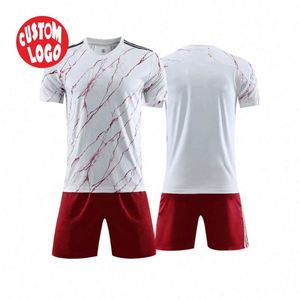 Set seragam sepak bola anak dewasa, 100% poliester bendera sepak bola - Product Image 1