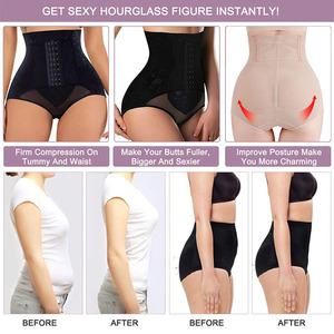 Shorts amincissants pour femme, <span class=keywords><strong>gainant</strong></span> taille mi-haute, culotte sculptante ventre plat, rehausseur de hanches, <span class=keywords><strong>sous</strong></span>-vêtement de modelage, gaine amincissante contrôle du ventre - Product Image 6