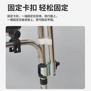 Wheelchair-mounted IV Stand Stainless Steel Medical Patient Top Screw <b>Hook</b> For Disabled Persons - Product Image 5