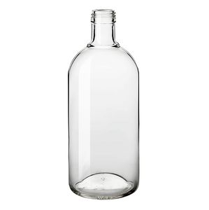 Botellas de vidrio de whisky artístico de 750ml, serigrafiadas, Color verde claro con corcho de madera para cerveza casera, botella de montaña, venta a granel - Product Image 2