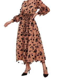 Trẻ giản dị khí chất thanh lịch eo cao màu vàng tím tươi gạc cao cấp - Product Image 2