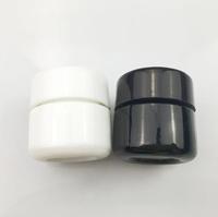Emballage résistant aux enfants, pot en verre violet UV noir de 3 ml, 5 ml, 7 ml, 9 ml avec couvercle anti-enfants, pot hermétique anti-odeur de 1 oz