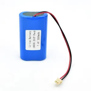 고품질 충전식 브랜드 셀 리튬 이온 3200mAh 18650 2S1P 1S2P 2S3P 2S4P 7.4V 리튬 이온 배터리 팩