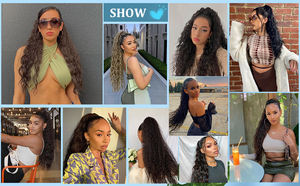 Extensión de Cola de Caballo Larga con Clip de Garra de 22'' y 140g, Color Personalizado, con Cordón Ajustable, Fibra de Alta Temperatura, Fácil de Aplicar, Súper Venta al por Mayor - Product Image 6