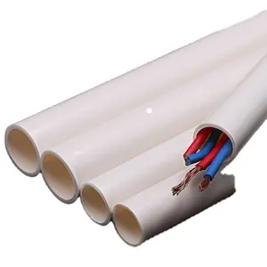 China manufacturer 16mm 20mm 25mm 32mm cheap pvc electrical conduit pipe price list
