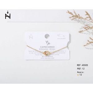 Bracciale in acciaio inossidabile Capricorn con diamanti Plusera - Product Image 1