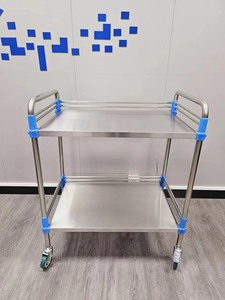 Factory Cheap Medical Stainless Steel <strong>Dressing</strong> Instrument Cart Hospital Clinic Nursing Cart Treatment <strong>Trolley</strong> - Product Image 6