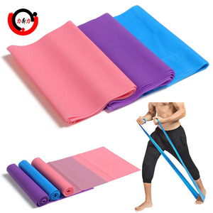 Ensemble de bandes de résistance 1,5 m/4,9 pi, bandes d'exercice douces pour la peau avec différents niveaux de résistance pour l'entraînement et la musculation - Product Image 1