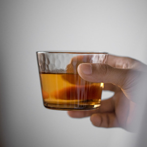 Tasse à thé en <span class=keywords><strong>verre</strong></span> Shanxi importée <span class=keywords><strong>Toyo</strong></span> Sasaki, design moderne minimaliste, texture martelée, transparente, monocouche, solide - Product Image 3