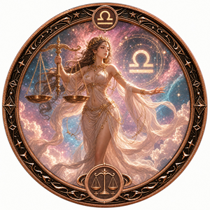 Moneta Commemorativa in Rame Puro .999 da 1oz con Rilievo delle Gemelle dello Zodiaco, Fate Celestiali e Nebulosa Galattica, Artigianato in Metallo - Product Image 3