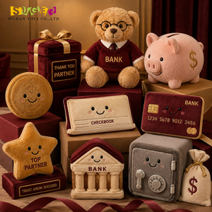 Mascotas de Peluche Personalizadas para Campañas Bancarias Navideñas, Opción de Peluche Reciclado, Venta al Por Mayor OEM, Entrega Rápida - Product Image 1