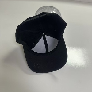 Tùy chỉnh quá khổ XXL đen bông mũ bóng chày mũ với thêu cho đầu lớn - Product Image 3