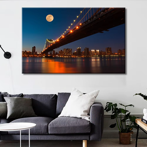 <span class=keywords><strong>Peinture</strong></span> murale <span class=keywords><strong>abstraite</strong></span> moderne <span class=keywords><strong>de</strong></span> paysage aquatique à l'aquarelle sur toile imprimée sur mesure, vente en gros d'usine, haute qualité pour intérieur - Product Image 2