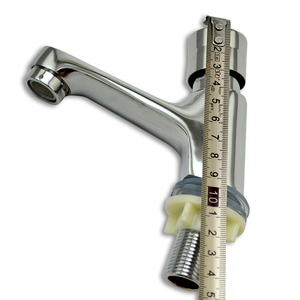 <span class=keywords><strong>Robinet</strong></span> à <span class=keywords><strong>eau</strong></span> <span class=keywords><strong>froide</strong></span> à pression manuelle en zinc pour salle de bain, <span class=keywords><strong>robinet</strong></span> à <span class=keywords><strong>eau</strong></span> <span class=keywords><strong>froide</strong></span> à fermeture automatique pour toilettes publiques - Product Image 3