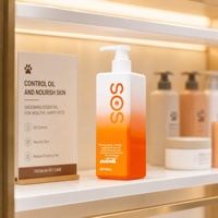 Shampooing Spécial Yinuo SOS pour Chien – Formule Nettoyante, Dégraissante et Contrôle du Sébum 530ml – Gel Douche Spécifique pour Animaux de Compagnie – Toutes Saisons