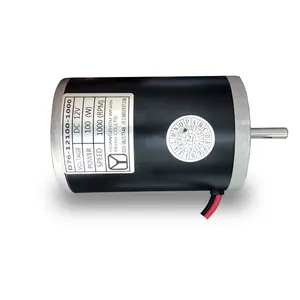 מותאם אישית קטן מוברש מיקרו מנוע Dc גיר 100W גבוהה מהירות 1000 סל"ד 12V Gear מנוע