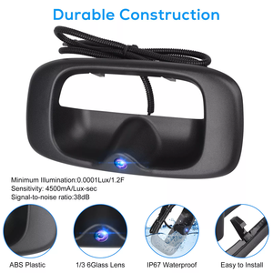 شاشة رؤية خلفية للسيارة iPostor بوصة مع دعامة No1 مقبض باب خلفي OEM طقم كاميرا احتياطية لشيفروليه سيلفرادو/GMC سييرا - Product Image 3