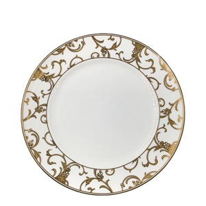Juego de Platos de Porcelana de Hueso de China, Plato Redondo de Cerámica Clásica, Juego de Tazas de Café - Product Image 1