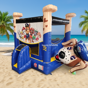 Château gonflable à thème <span class=keywords><strong>Pat</strong></span>'<span class=keywords><strong>Patrouille</strong></span> pour garçons, trampoline gonflable, taille et couleur personnalisables, capacité de 12 personnes pour les fêtes - Product Image 4