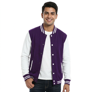 Top Trending Men's Varsity Jacket with <b>Red</b> Leather Sleeve and Black <b>Wool</b> Body Custom Logo CollegeBaseballjacket for men - Product Image 1