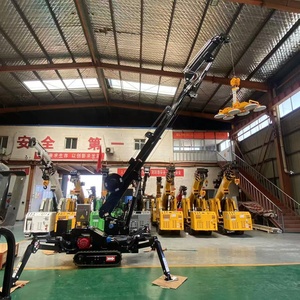 Üretici doğrudan satış CE Mini paletli küçük alan kaldırma işlemleri için tamamen hidrolik örümcek vinç, uzaktan çalışma - Product Image 2