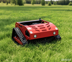 Cortadora de Césped Autopropulsada con Control Remoto, Certificación CE, Motor de Gasolina de 4 Tiempos y 9 HP, Refrigeración por Aire Forzado, para Uso en Pendientes, Bricolaje - Product Image 2