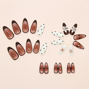 <span class=keywords><strong>Uñas</strong></span> Postizas Acrílicas al por Mayor, Diseño de <span class=keywords><strong>Uñas</strong></span> de Gel, Puntas de <span class=keywords><strong>Uñas</strong></span> Reutilizables, Kits de Manicura - Product Image 2