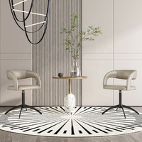 [En Stock] Chaise Pivotante en Acier pour Réunions et Négociations, Design Luxe Décontracté, Nouveauté 2026