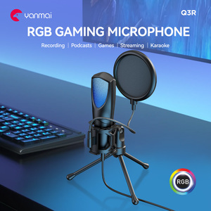 מיקרופון גיימינג USB סיטונאי מהמפעל עם ערכת מעמד זרוע שולחני למחשב להקלטה ופודקאסט - Product Image 6