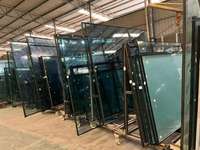 Nouvelle conception de panneaux de verre à double isolation, mur-rideau, verre isolant sous vide creux trempé pour serre, balcon