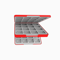 Étui de rangement magnétique pour 64 cartes de jeu, protection pour Switch 2/Switch OLED/Lite, coque en silicone